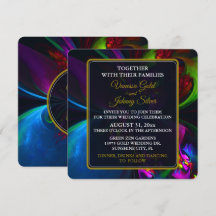 Clássico Moderno Elegante Padrão Floral #902 Casam