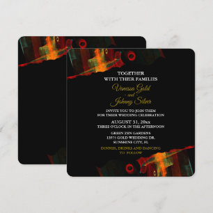 Convite Clássico Moderno Elegante Tendência Padrão #903 Ca