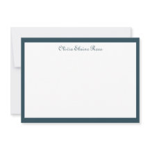 Clássico personalizado azul escuro