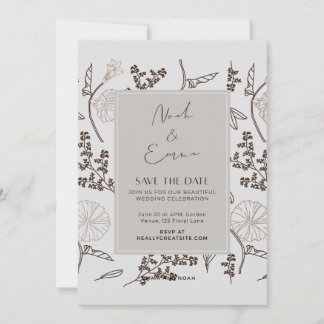 Convite Clássico Salvar a Data