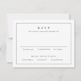 Convite Clássico Simples Limpo Casamento Elegante