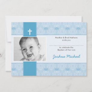 Convite CLASSY BAPTISM CONVIDA: bonito 1L