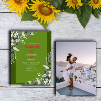 CONVITE CLASSY WATERCOLOR FLORAL WEDDING