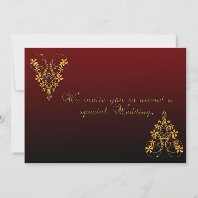 Convite Classy Wedding (Frente)
