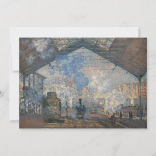 Convite Claude Monet - A Estação Saint-Lazare