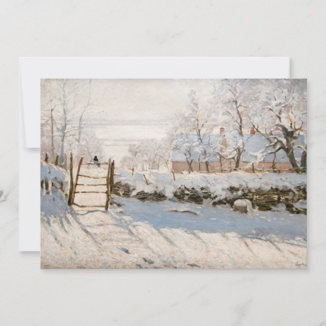 Convite Claude Monet - A Pega (Frente)