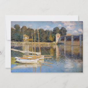 Convite Claude Monet - A Ponte de Argenteuil