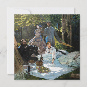 Convite Claude Monet - Almoço na Relva, Painel Direito