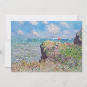Convite Claude Monet - Cliff Walk em Pourville