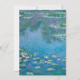 Convite Claude Monet - Lírios Água 1906
