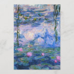 Convite Claude Monet - Lírios Água 1919<br><div class="desc">Claude Monet - Lírios Água 1919 . Uma pintura artística famosa.</div>