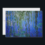 Convite Claude Monet - Lírios d'água com salgueiro chorand<br><div class="desc">Lírios d'água com galhos salgados chorões / Ninfheas avec rameaux de saule,  por Claude Monet,  em 1916-1919</div>