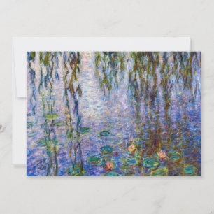 Convite Claude Monet - Lírios Hídricos