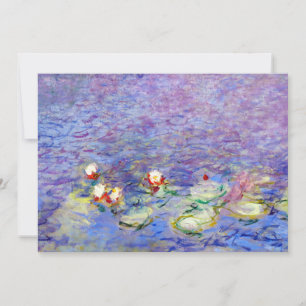 Convite Claude Monet - Nenúfares
