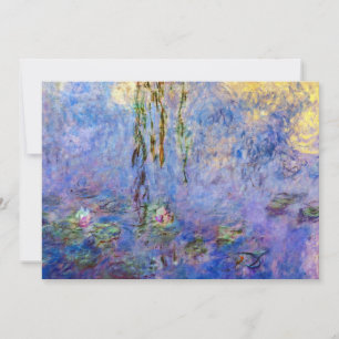 Convite Claude Monet - Nenúfares