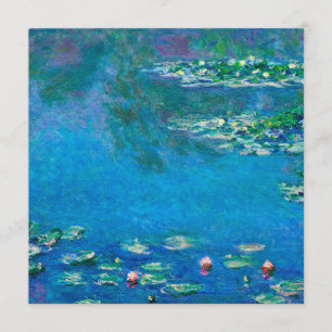 Convite Claude Monet - Nenúfares 1906