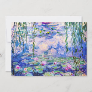 Convite Claude Monet - Nenúfares / Ninféias 1919