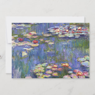 Convite Claude Monet - Nenúfares / Nymphéas