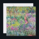 Convite Claude Monet - O Jardim Íris de Giverny<br><div class="desc">Jardim Íris em Giverny / Jardim do Artista em Giverny - Claude Monet,  1899-1900</div>