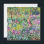 Convite Claude Monet - O Jardim Íris de Giverny<br><div class="desc">Jardim Íris em Giverny / Jardim do Artista em Giverny - Claude Monet,  1899-1900</div>