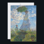 Convite Claude Monet - O Promenade, Mulher com Parasol<br><div class="desc">Promenade,  Mulher com Parasol/Madame Monet e seu filho / La Promenade / La Femme a l'ombrelle - Claude Monet,  1875</div>