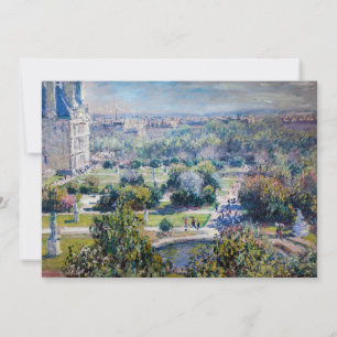 Convite Claude Monet - Os Jardins das Tulherias
