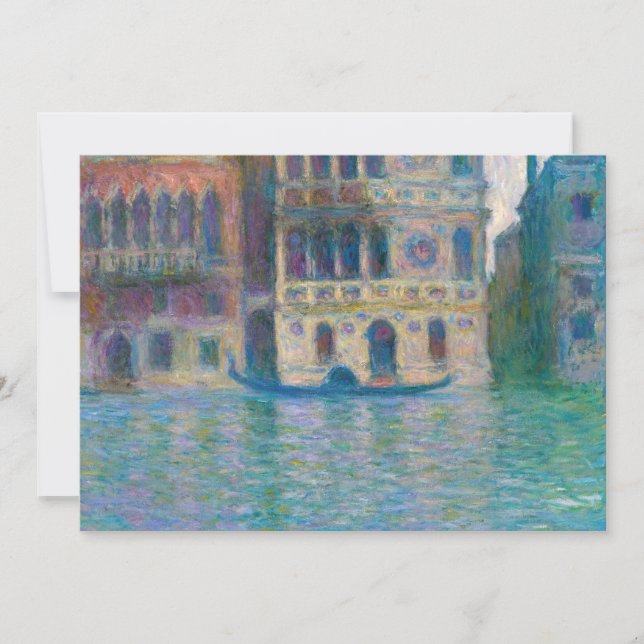 Convite Claude Monet - Palazzo Dario (Frente)