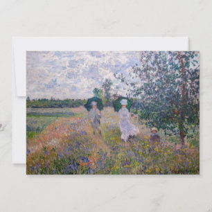Convite Claude Monet - Passeio perto de Argenteuil
