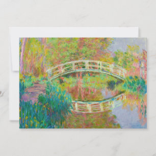 Convite Claude Monet - Ponte Japonesa, Giverny