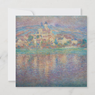 Convite Claude Monet - Vetheuil, Pôr do Sol