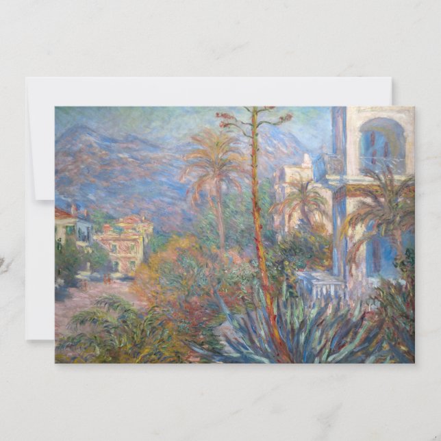 Convite Claude Monet - Villas em Bordighera (Frente)