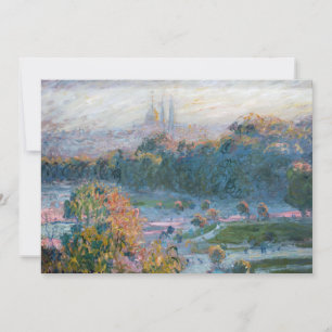 Convite Claude Monet - Vista das Tulherias, Estudo