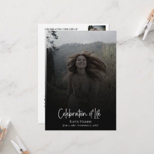 Convite Clay Celebration of Life Funeral Program