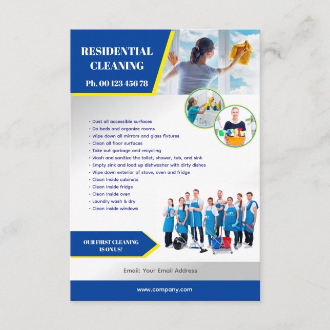 Convite Clean Professional Editable Template  (Frente)