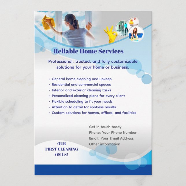 Convite Clean Professional Editable Template  (Frente)
