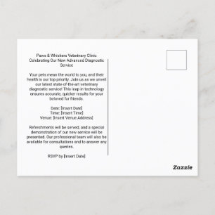 Convite Clínico Veterinário para Cães de Duplo Per