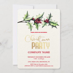 Convite Cloridura de Natal Corporativa Moderna