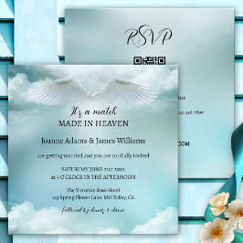 Convite Cloud Nine Angel Wings All in One Wedding