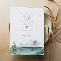 Clover - Watercolor Bohemian Mountain Lake