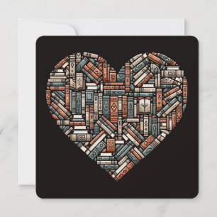 Convite Clube de Livros de Texto Personalizado