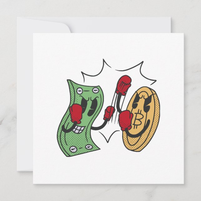 Convite Clube de Luta Crypto (Frente)