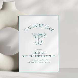 Convite Clube Social de Coquetel Personalizado para Desped