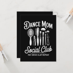 Convite Clube Social de Mãe de Dança Mamãe