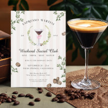 Clube Social Espresso Martini | Festa de Despedida