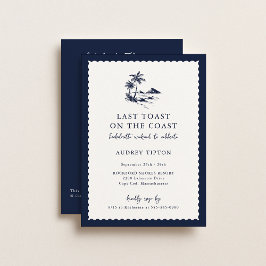 Convite Coastal Bachelorette Party