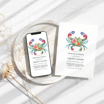 Coastal Beach Floral Nautical Rehearsal Dinner