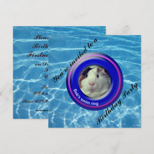 Convite cobaia piscina