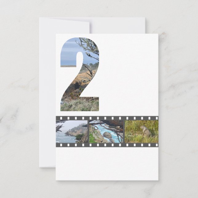 Convite coberto com quadros múltiplos (Frente)