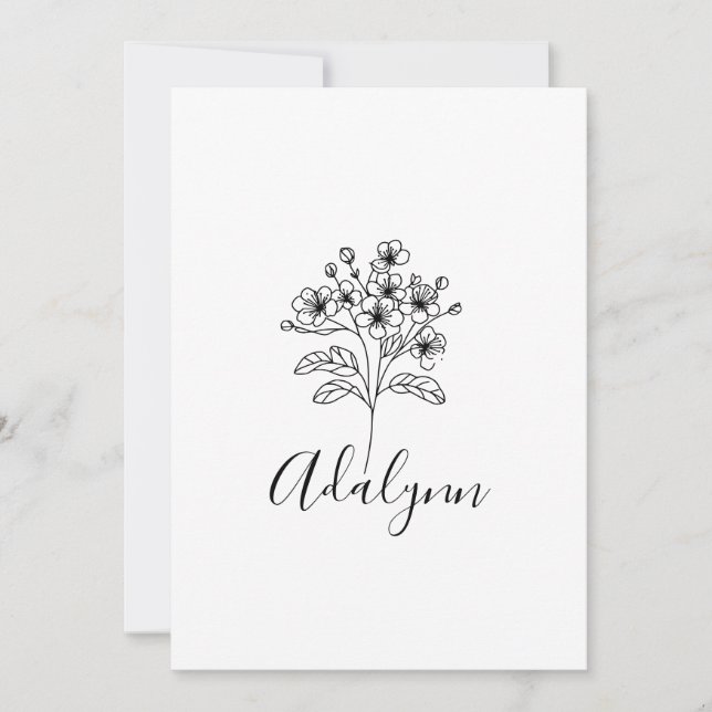 Convite Cobertor de Fleece (Frente)