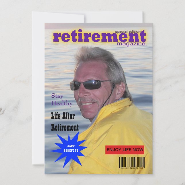 Convite Cobrir da Retirement Magazine (Frente)